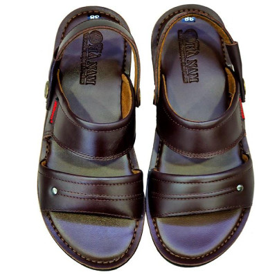 Giày Sandal Nam Da Bò Thật TiTi ĐÔ Cao Cấp DNA2169d
