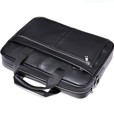 Túi xách nam da bò thật cao cấp phong cách mới 15,6"