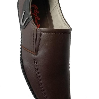 Giày Mọi Nam BIGGBEN Da Bò Thật GM119