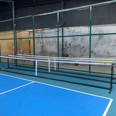 Trụ pickleball Vifa 303701P nặng 20kg, kích thước thép hộp vuông 40*40cm, đạt tiêu chuẩn,dễ dàng tháo lắp khi cần thiết