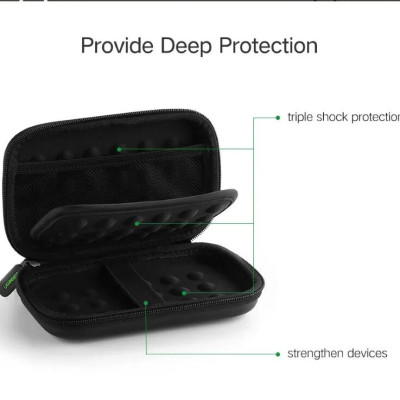 Ugreen UG40707LP128TK Màu Đen Hộp đựng ổ cứng 2.5 HDD chống sốc - HÀNG CHÍNH HÃNG