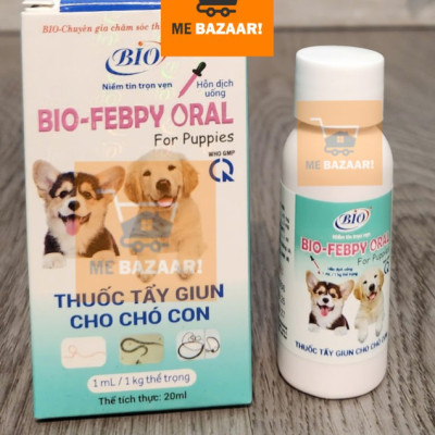 Siro Xổ Giun cho Chó Con BIO FEBPY ORAL  - Chai 20ml