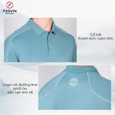 Bộ Quần Áo Thể Thao Nam Polo FASVIN AB25661 Mềm mại co giãn thoáng mát