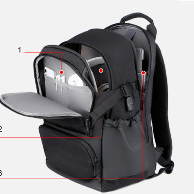 Balo laptop đa chức năng cao cấp phong cách cá tính mới 15.6"