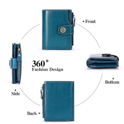 Ví nữ 100% da thật cao cấp phong cách mới