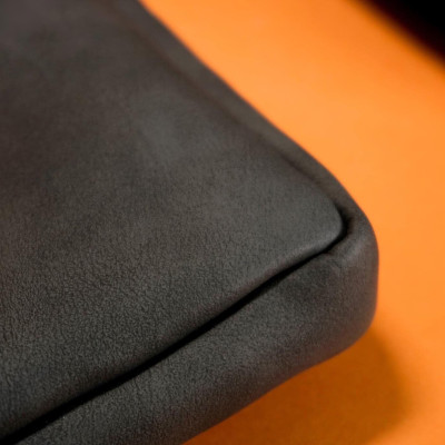 TÚI XÁCH DA, CẶP XÁCH DA CHỐNG SỐC CHO MÁY TÍNH, MACBOOK, LAPTOP - TẶNG KÈM VÍ ĐỰNG PHỤ KIỆN - MÀU XÁM