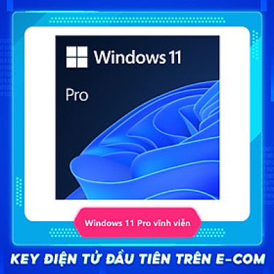 KEY ĐIỆN TỬ Phần mềm Microsoft Windows Pro 11 64bit (FQC-10572) | Dùng vĩnh viễn | Dành cho 1 thiết bị