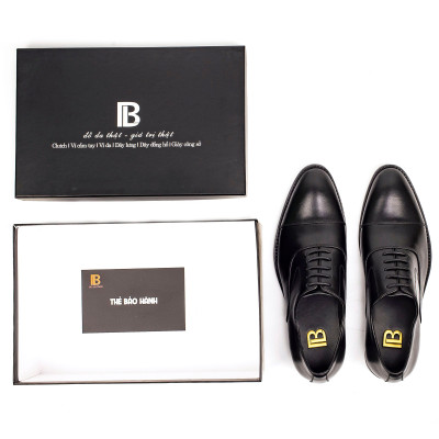 Giày da nam, giày oxford công sở Bụi Leather G105 - Da bò Nappa cao cấp