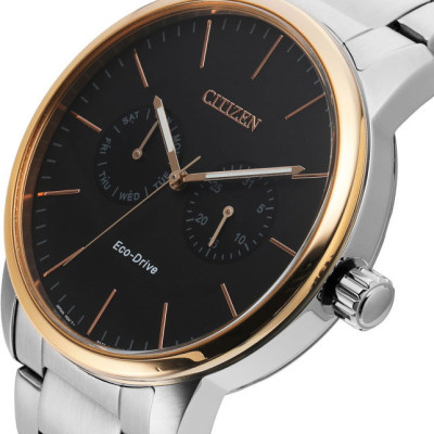 Đồng Hồ Nam Citizen Dây Thép Không Gỉ AO9044-51E - Mặt Đen