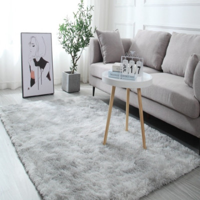 Thảm Lông Xù Màu Loang