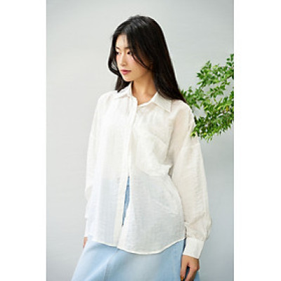 DOTTIE - Áo sơmi dáng rộng vải mềm - T0718