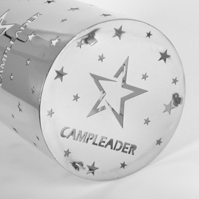 Thùng đốt lửa CAMPLEADER tích hợp bằng thép không gỉ để cắm trại ngoài trời kiêm bếp sưởi ấm đêm
