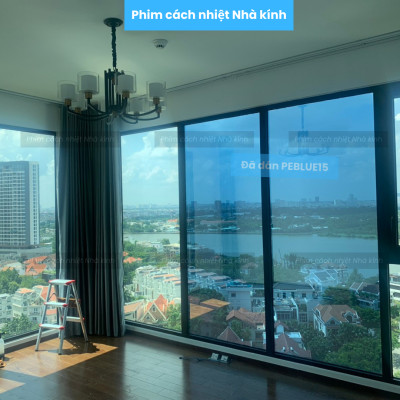 Phim dán kính phản quang, chống nóng cao cấp  Hàn Quốc - Phim 1 chiều chống nhìn trộm, Cản nhiệt cực cao, cắt UV đến 99,9% - Màu bạc