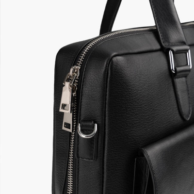 Túi Xách, Cặp Thời Trang Công Sở Nam Da Bò Alran Cao Cấp GCE12 Đen