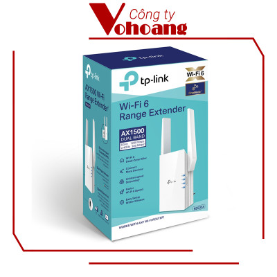 Bộ Mở Rộng Sóng Wifi TP-Link RE505X Chuẩn AX1500 - Hàng Chính Hãng