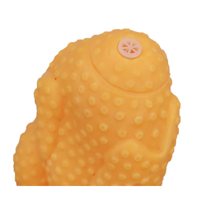 Đồ Chơi Cho Chó Hình Con Gà Đầu Xanh Đỏ Có Kèn