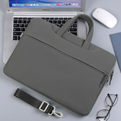 Túi xách da chống sốc laptop máy tính, túi công sở nam nữ đeo chéo cặp đựng laptop