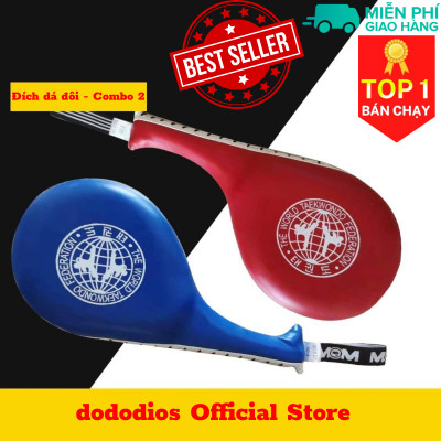 combo 2 đích đá đấm boxing teakwondo, Karate, vovinam, Muay Thái, Vstar, tập võ thuật, combo 2 Vợt Đá Đôi Vợt Đá Đơn (ĐƠN VỊ TÍNH: 1 CÁI) Taekwondo Vovinam Cổ Truyền Kích BOXING- Chính hãng dododios, 