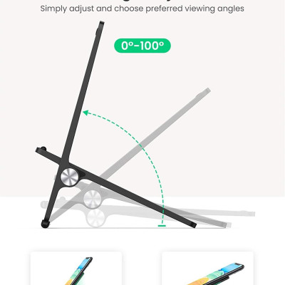Ugreen UG80899LP310TK có thể xếp Màu Trắng Giá đỡ Điện Thoại - HÀNG CHÍNH HÃNG