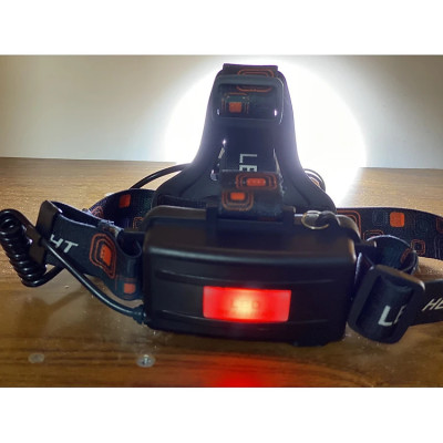 Đèn Pin Đội đầu 3 Bóng Sạc Tích Điện - Tặng Kèm Pin - Hàng chính hãng 