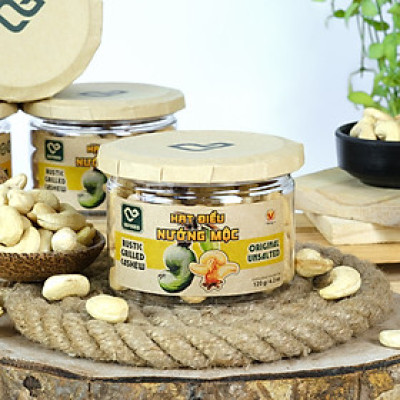 Hạt điều nướng mộc 120g DGfoods/Rustic grilled cashew/HVNCLC ăn kiêng/hạt điều bình phước/Đặc sản Cần Thơ