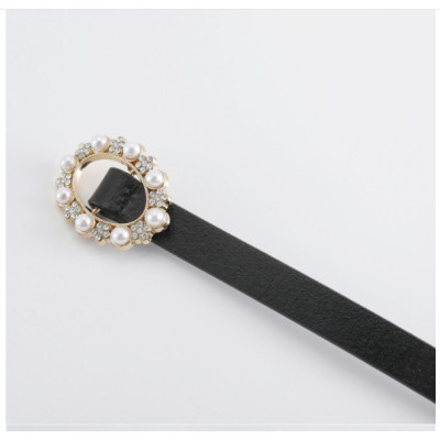 THẮT LƯNG NỮ NHỎ THỜI TRANG, TRANG TRÍ KHÓA NGỌC TRAI SANG TRỌNG 