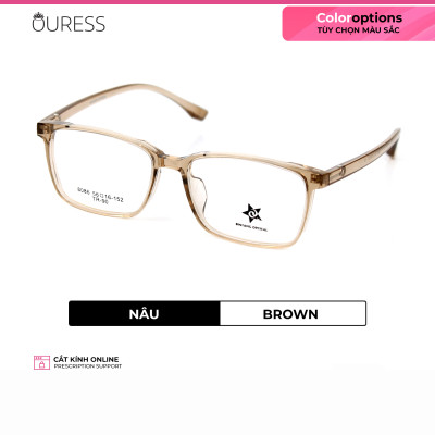 Gọng kính 8086 nhựa cao cấp siêu bền thời trang cá tính nam nữ OURESS