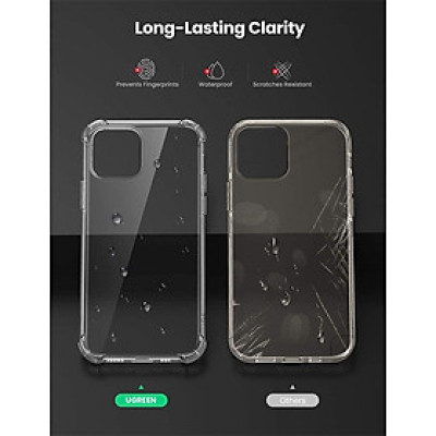 Ugreen UG20441LP409TK IPHONE 12 iPhone 12 Pro 6.1inch Ốp Điện Thoại Bằng Cao Su PU Mềm Chống Sốc - HÀNG CHÍNH HÃNG