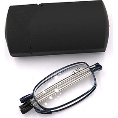 Kính lão gọng xếp màu đen tròng lão từ 1 độ đến 4 độ