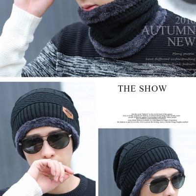Mũ Len Kèm Khăn Chui Đầu (Freesize)