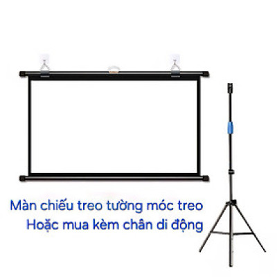 Màn chiếu treo tường/ Di động dạng Lite Prima - Apollo - nhẹ gọn mang đi, dễ lắp đặt bằng móc treo. Kích thước 60 inch, 72 inch, 80 inch và 100 inch tỉ lệ 16:9 và 4:3 - Hàng nhập khẩu