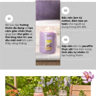 Nến hũ Yankee Candle size L - Majestic Mt. Fuji (623g)