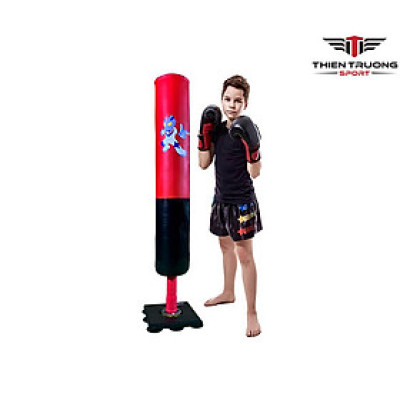 Trụ đấm bốc trẻ em cao 1,5m hút chân không bám sàn tiện lợi, chắc chắn cho trẻ em T THIEN TRUONG SPORT