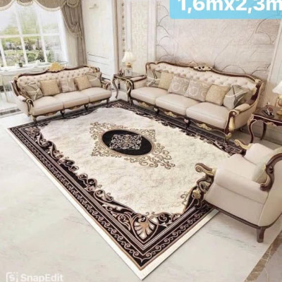 THẢM PANAMA Vintage Cao Cấp Size King 2m x 3m hàng chính hãng