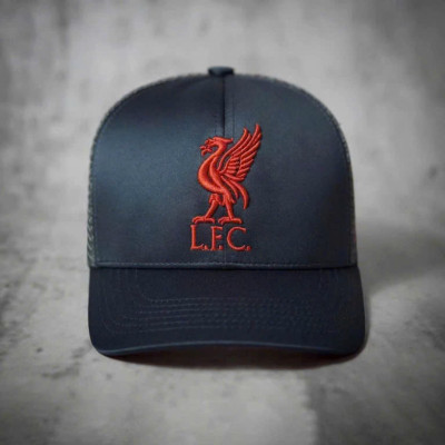 Nón kết, mũ lưỡi trai CLB Liverpool cải kaki phối lưới form chuẩn thời trang thể thao siêu đẹp