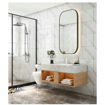 Bộ 5 Tấm Xốp Dán Tường 3D PVC Vân Đá 60x30cm Keo Sẵn Dày 2,5mm Cao Cấp, Sang trọng