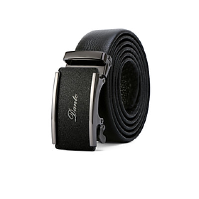 Thắt lưng nam da bò nguyên chất mặt khóa tự động hợp kim cao cấp