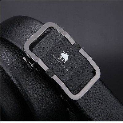 Thắt lưng nam da bò nguyên chất mặt khóa tự động hợp kim cao cấp