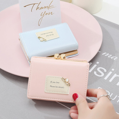 Ví bóp nữ mini cầm tay sang trọng VI-005 - Xanh dương 