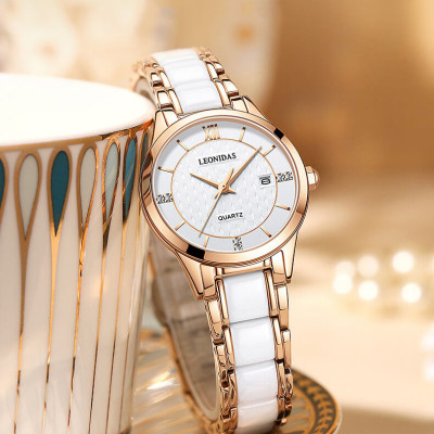 Đồng hồ nữ chính hãng LEONIDAS LD80126-1 Kính sapphire ,chống xước ,Chống nước 30m ,Bh 24 tháng,Máy điện tử(Pin)