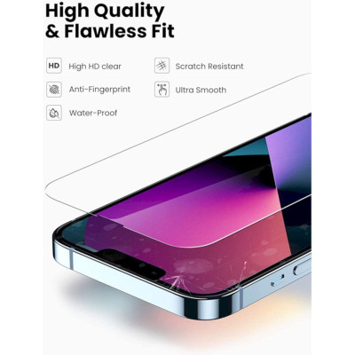 Ugreen UG80967SP194TK 2pcs 6.1 inch Miếng dán cường lực dành cho iphone 13 / 13 Pro - 2 miếng - HÀNG CHÍNH HÃNG
