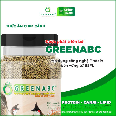 Cám Chim Chào Mào GREENABC – Giúp chim căng lửa, trụ giàn, 2 loại bổ sung và hàng ngày – Hộp 280g