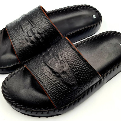 DÉP QUAI NGANG NAM DA BÒ 100%, QUAI CÁ SẤU SẮC NÉT