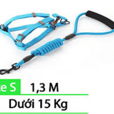Dây dắt chó có tay cầm + Yếm cao cấp