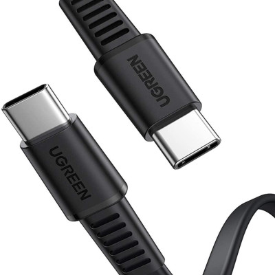 Ugreen UG10976US333TK 2M 2.0 PD 20v 3A màu đen USB type C Cáp sạc và truyền dữ liệu máy tính ra điện thoại - HÀNG CHÍNH HÃNG