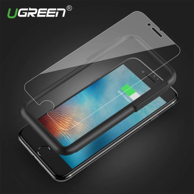 Ugreen UG50946LP171TK cho iPhone 6 + 6S + 7 + 8 Miếng dàn cường lực độ cứng chuẩn 9H - HÀNG CHÍNH HÃNG