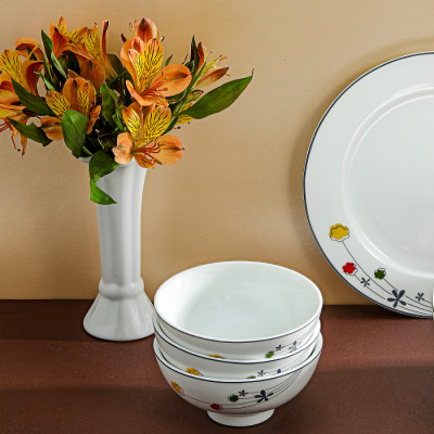 Lọ hoa bô đê sứ Long Phương Bình hoa mini cách điệu 