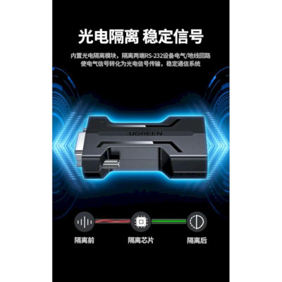 Ugreen UG80735CM364TK 2pcs Extender Passive RS232 Serial - HÀNG CHÍNH HÃNG