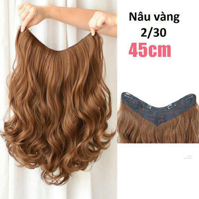 Kẹp tóc giả chữ V 45cm