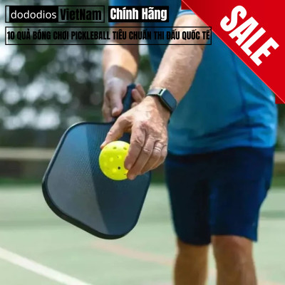 Bóng pickleball thi đấu tập luyện chuyên nghiệp ngoài trời 40 lỗ đủ màu chất lượng quốc tế - Chính hãng dododios, Banh Pickleball